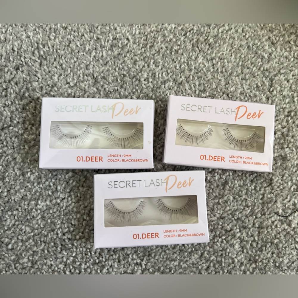 Korean Secret Lash Deer Lashes - Natural Black